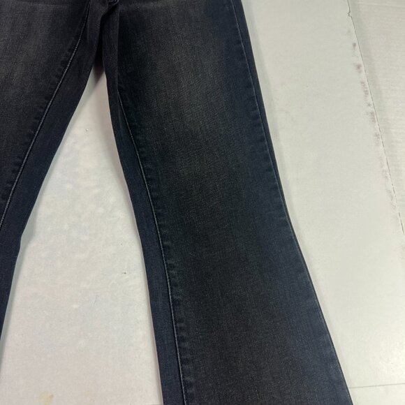 Prana Jeans Womens 28x31* Low Rise Boot Cut Slim Black Faded Stretch Denim Tag 4 - Picture 3 of 16